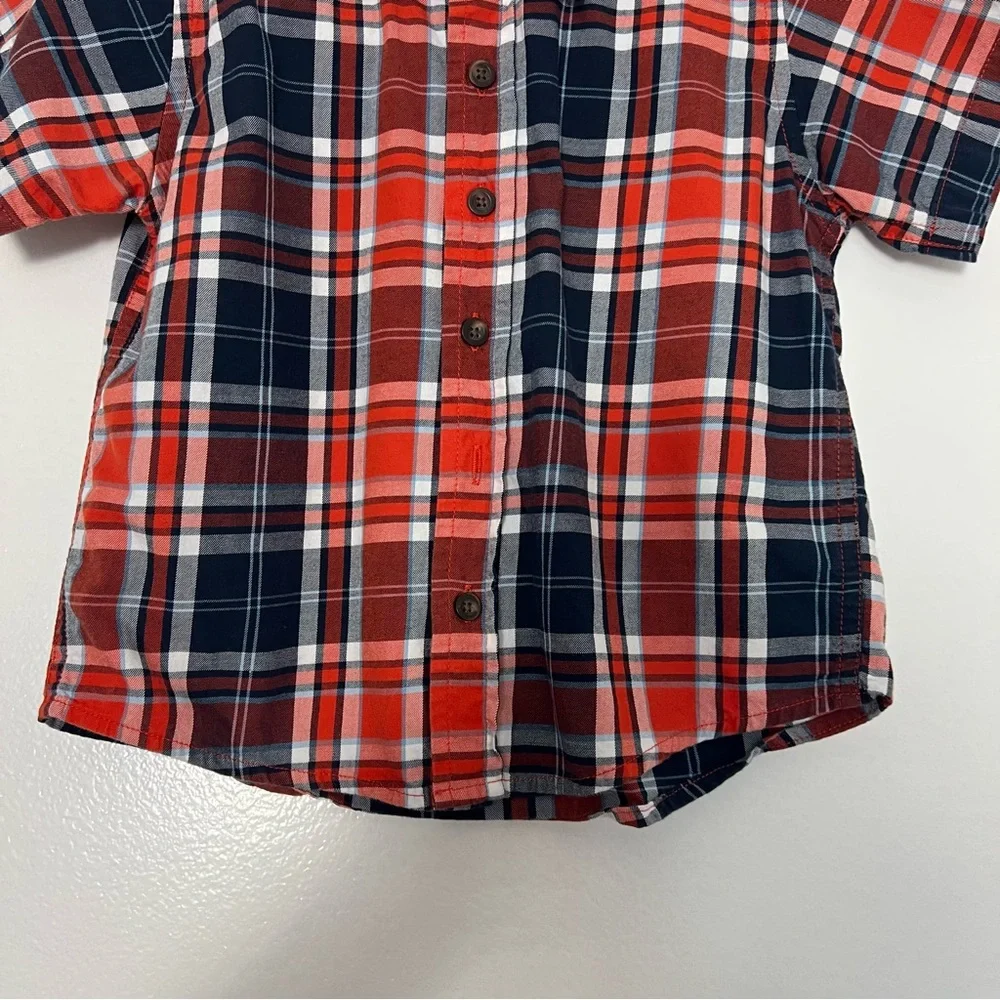 The Children's Place Baby Boys and Toddler Poplin Short Sleeve Button Down Shirt
